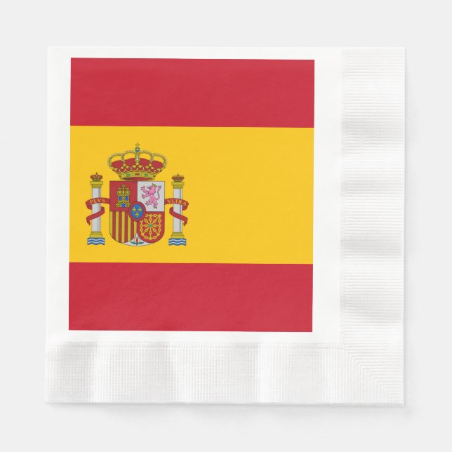 Spain flag - Bandera de Espana Napkin (Front)