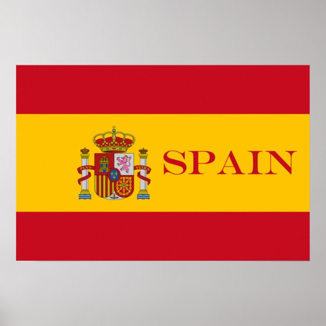 Spain flag - Bandera de Espana Poster (Front)
