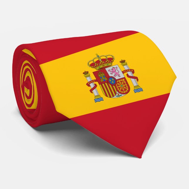 Spain flag - Bandera de Espana Tie (Rolled)