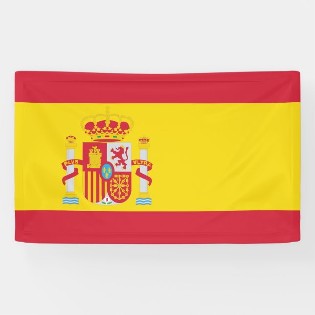 Spain Flag Banner (Horizontal)