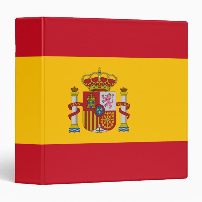 Spain Flag Binder (Front/Spine)