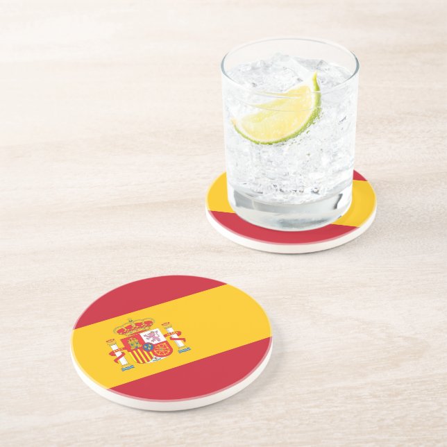 Spain flag coaster (Side)