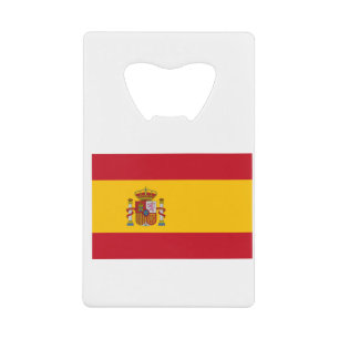 Spain Flag Credit Card Bottle Opener
