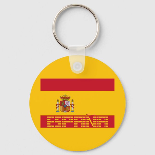Spain - Flag / España - Bandera Keychain (Front)