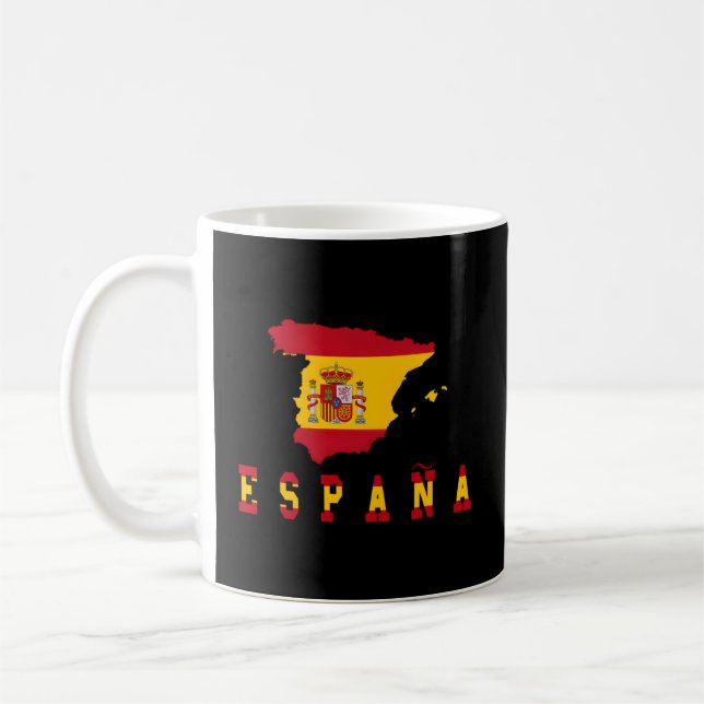 Spain Flag Espana Coffee Mug (Left)