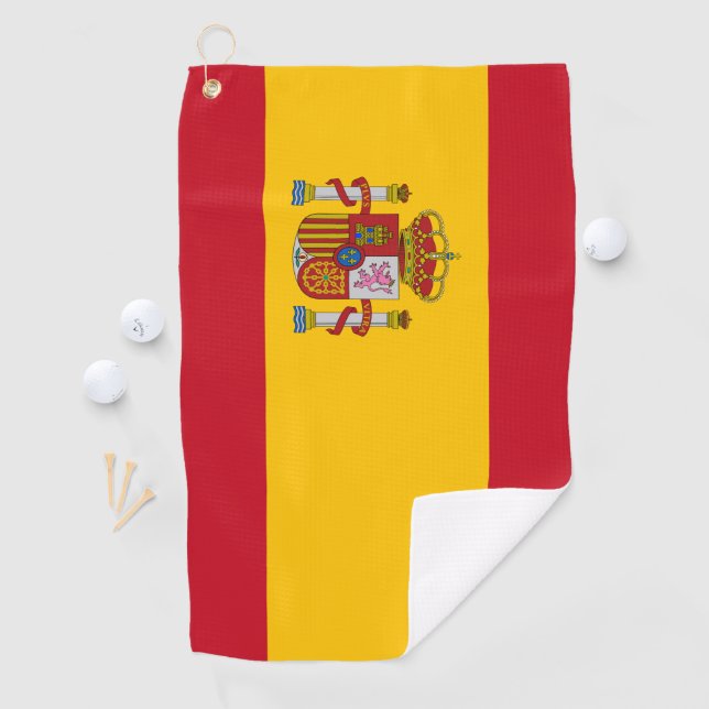 Spain flag golf towel (InSitu)