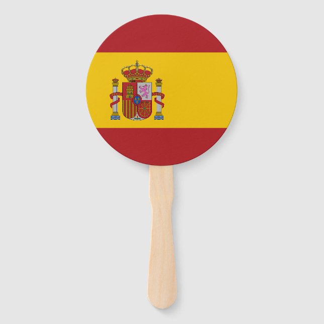 Spain Flag Hand Fan (Front)