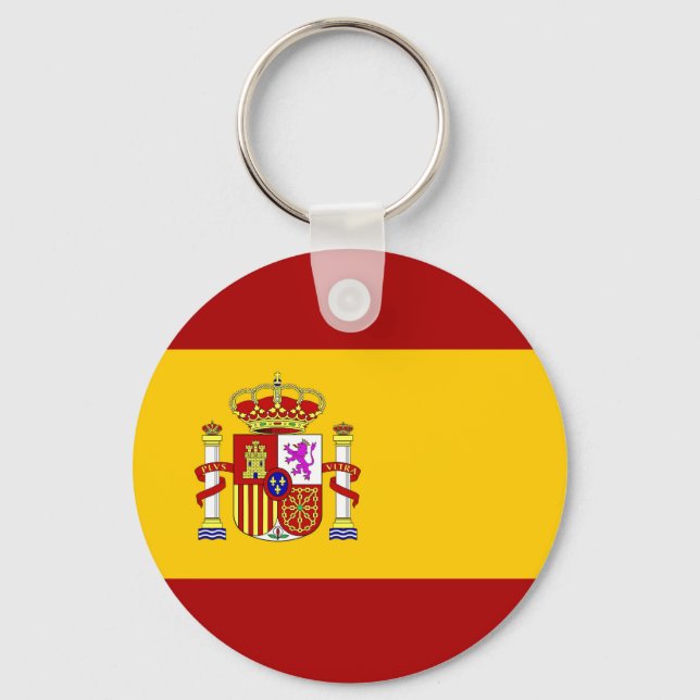 Spain flag keychain (Front)