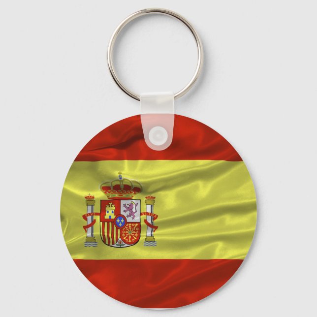 Spain Flag Keychain (Front)