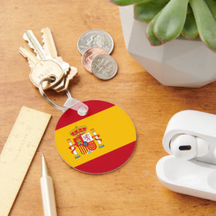 Spain flag keychain