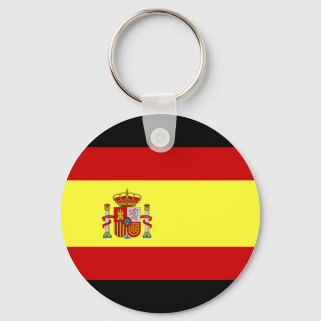 Spain Flag Keychain (Front)