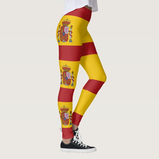 Spain Flag Leggings (Right)