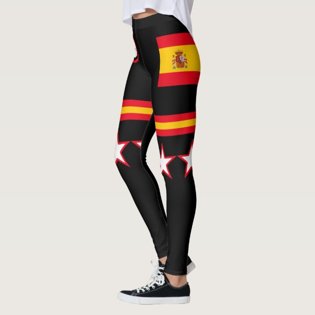 Spain Flag Leggings (Left)