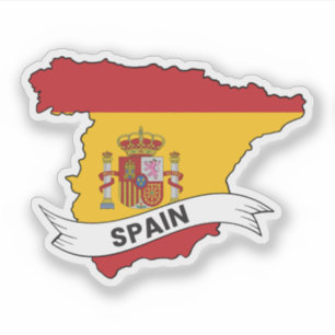 Spain Flag Map