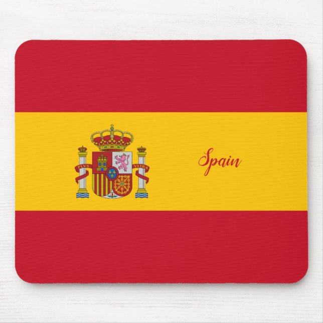 Spain Flag Mouse Pad (Front)