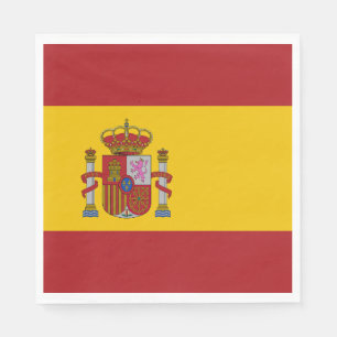 Spain Flag Napkin