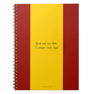 Spain Flag Notebook
