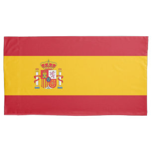 Spain flag pillowcase