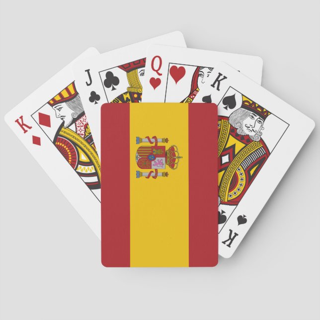 Spain Flag Playing Cards (Back)