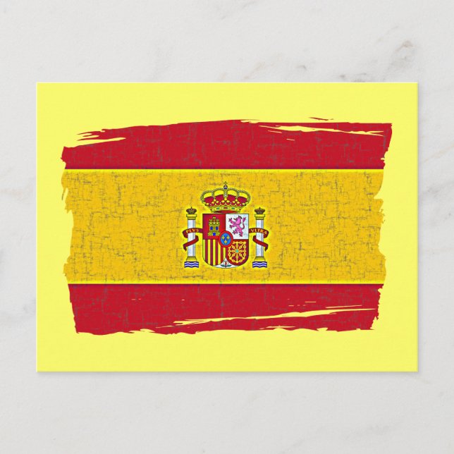 SPAIN FLAG Postcard (Front)