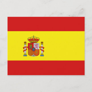 Spain Flag Postcard