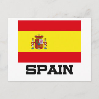 Spain Flag Postcard