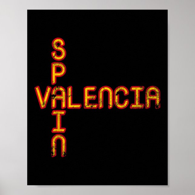 Spain Flag  Poster (Front)