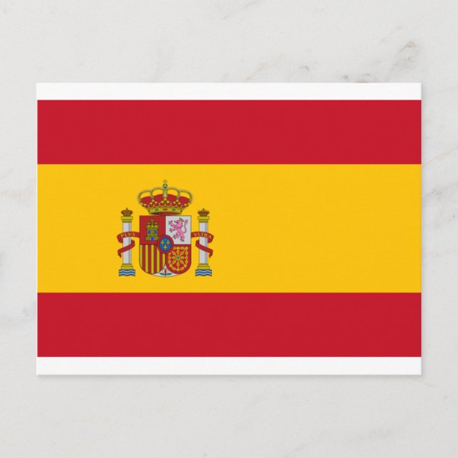 Spain Flag Products Postcard (Front)
