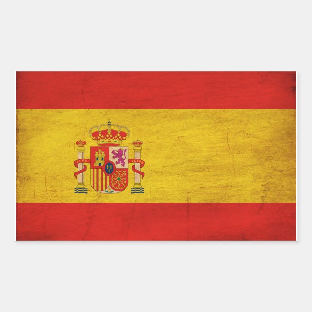 Spain Flag Sticker (Front)