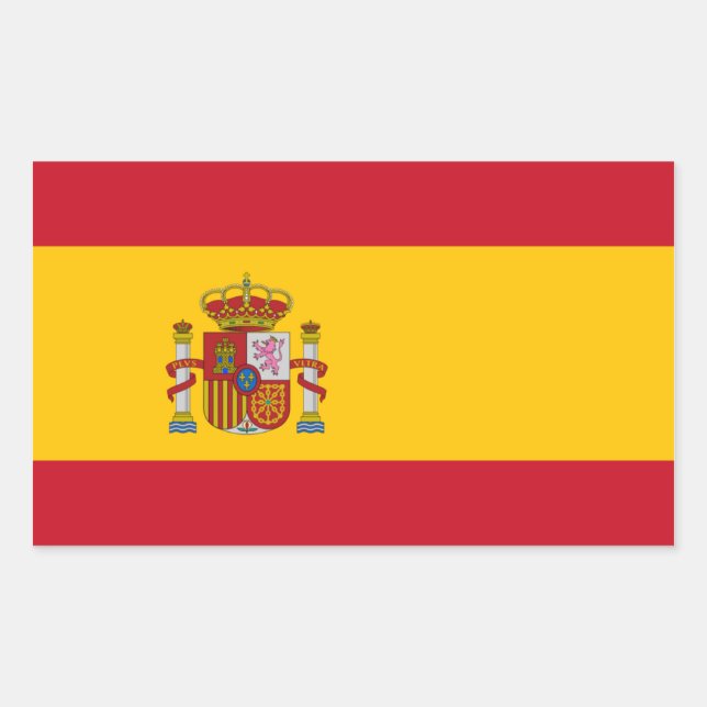 spain flag sticker (Front)