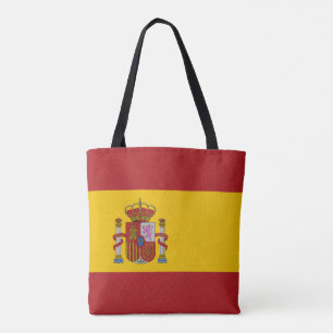 Spain Flag Tote Bag