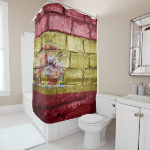 Spain flag wall