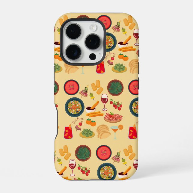Spain Food iPhone Case (Back)