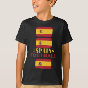 Spain Football Flag Spanish Pride National Support T-Shirt