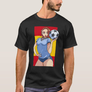 Spain Futbol Fan Soccer Espana Proud Latino T-Shirt
