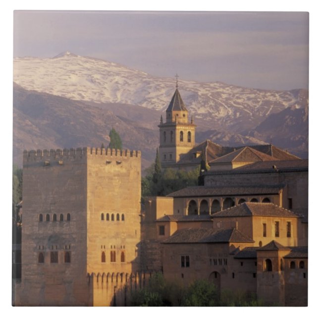 Spain, Granada, Andalucia The Alhambra, 2 Tile (Front)
