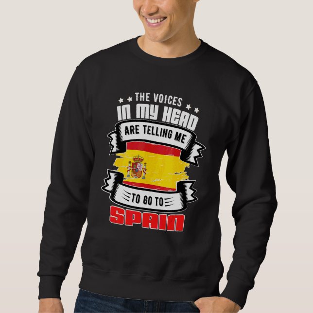 Spain In My Head Sweatshirt (Front)