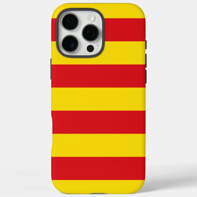 Spain: La Senyera Catalonia Flag Case-Mate iPhone Case (Back)