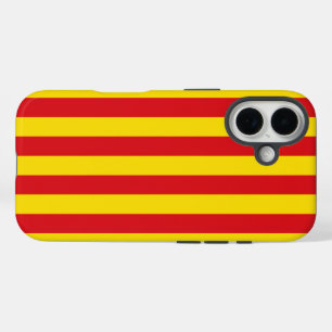 Spain: La Senyera Catalonia Flag iPhone 16 Case