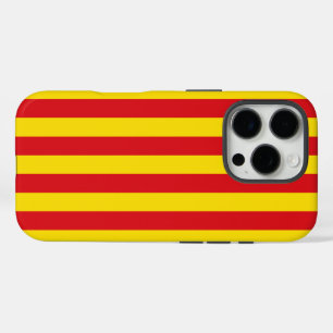 Spain: La Senyera Catalonia Flag iPhone 16 Pro Case