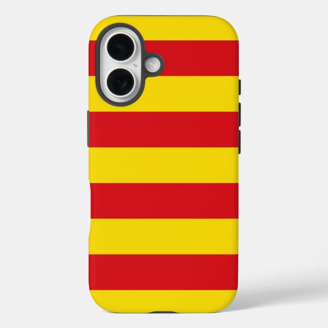Spain: La Senyera Catalonia Flag Case-Mate iPhone Case (Back)