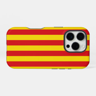 Spain: La Senyera Catalonia Flag iPhone 16 Pro Case