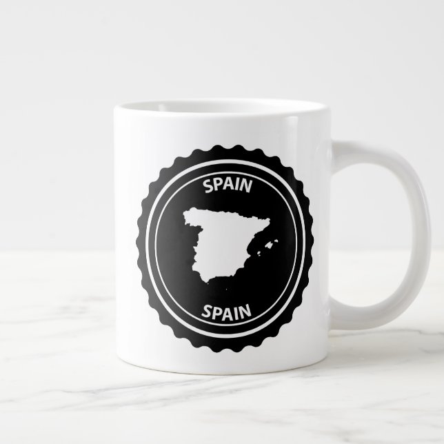 Spain Large Coffee Mug (Right)