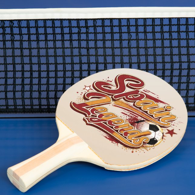 Spain Legends Ping Pong Paddle (Insitu)
