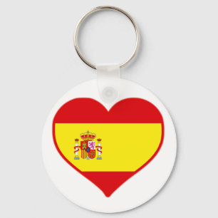 Spain Love Keychain