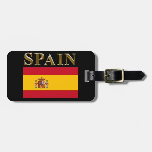 SPAIN LUGGAGE TAG (Front Horizontal)