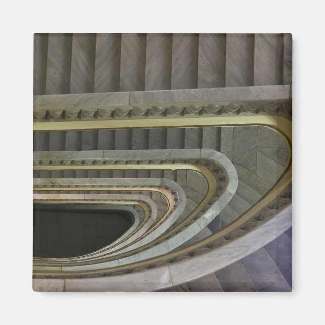 Spain, Madrid, Circulo de Bellas Artes, staircas Magnet (Front)