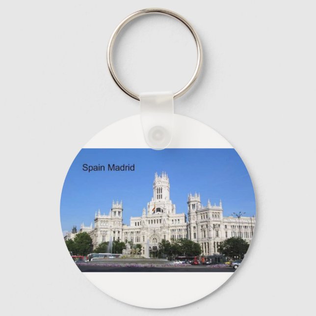 Spain, Madrid City Hall Plaza de Cibeles (St.K) Keychain (Front)