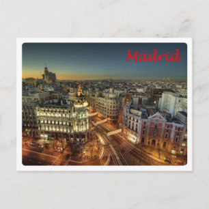 Spain - Madrid - City - Postcard