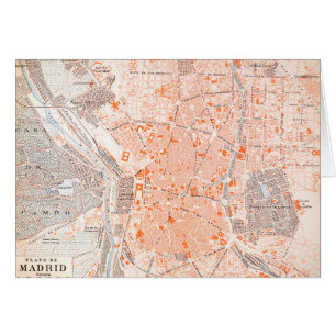 Spain: Madrid Map, C1920